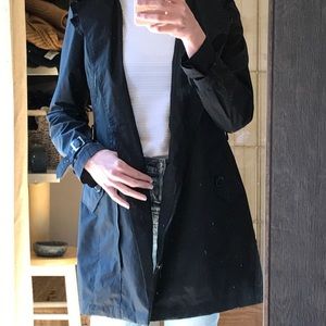 Black wind/ raincoat